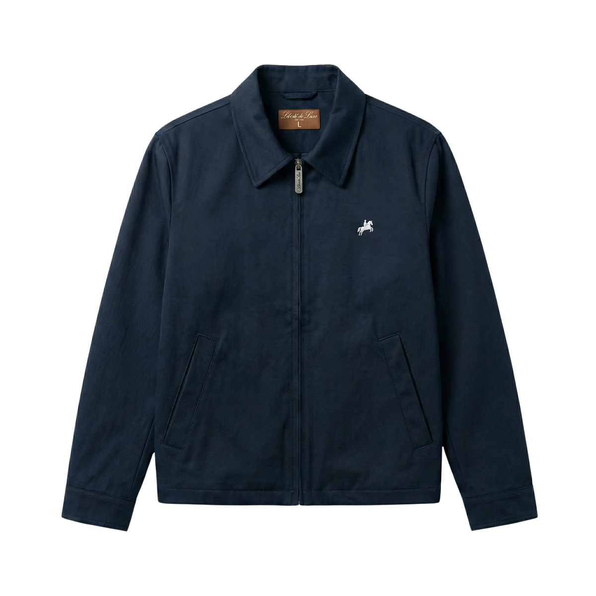 Navy Blouson Jacket – product photo