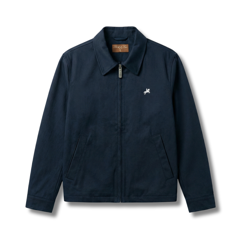 Navy Blouson Jacket