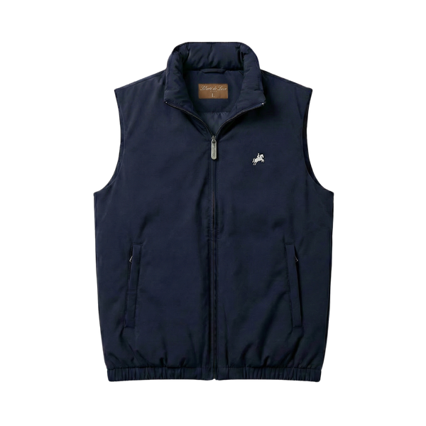 Navy Padded Vest – product photo