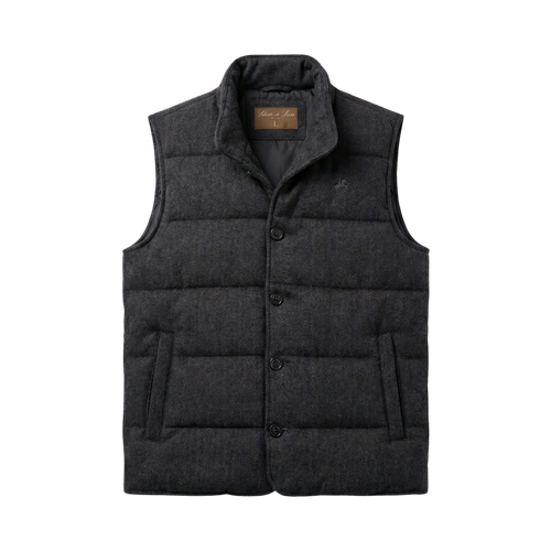 Charcoal Cotton Vest – product photo