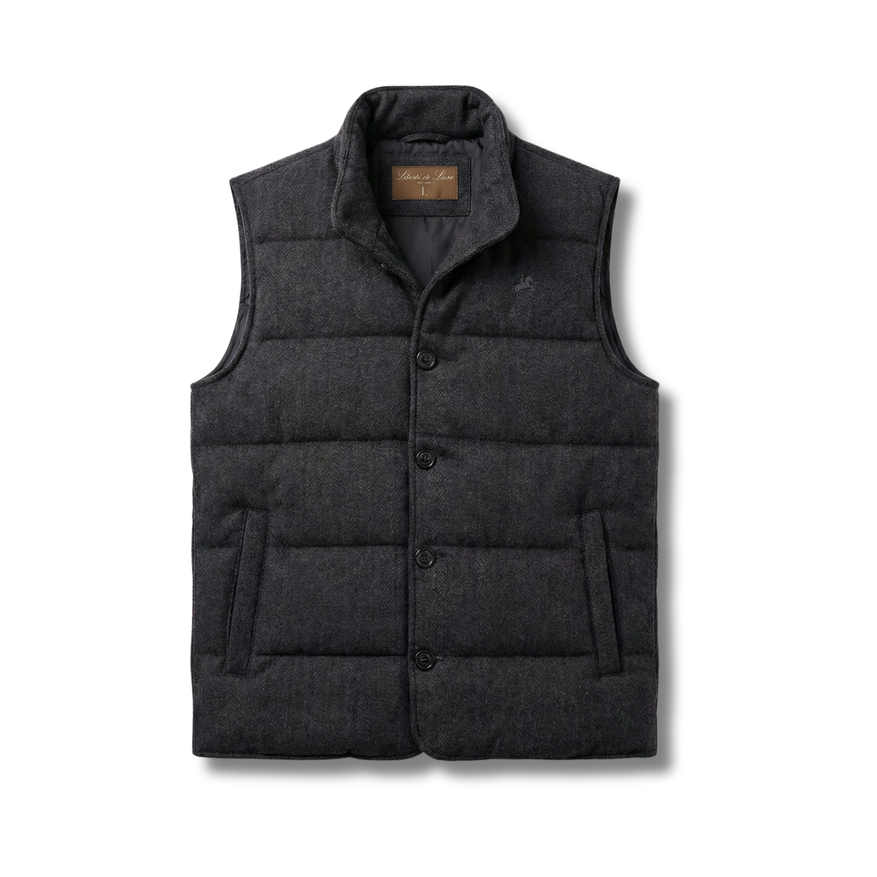 Charcoal Cotton Vest