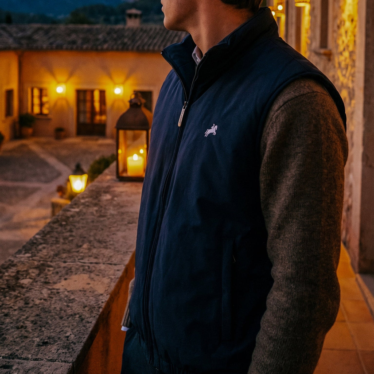 Navy Padded Vest