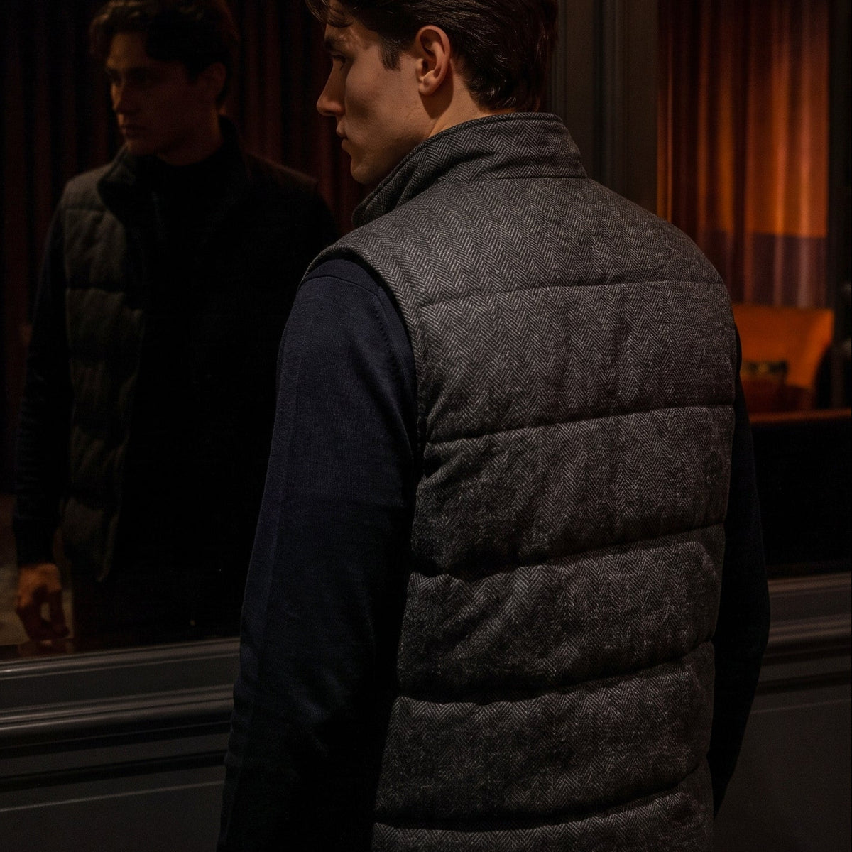 Charcoal Padded Vest