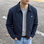 Navy Blouson Jacket